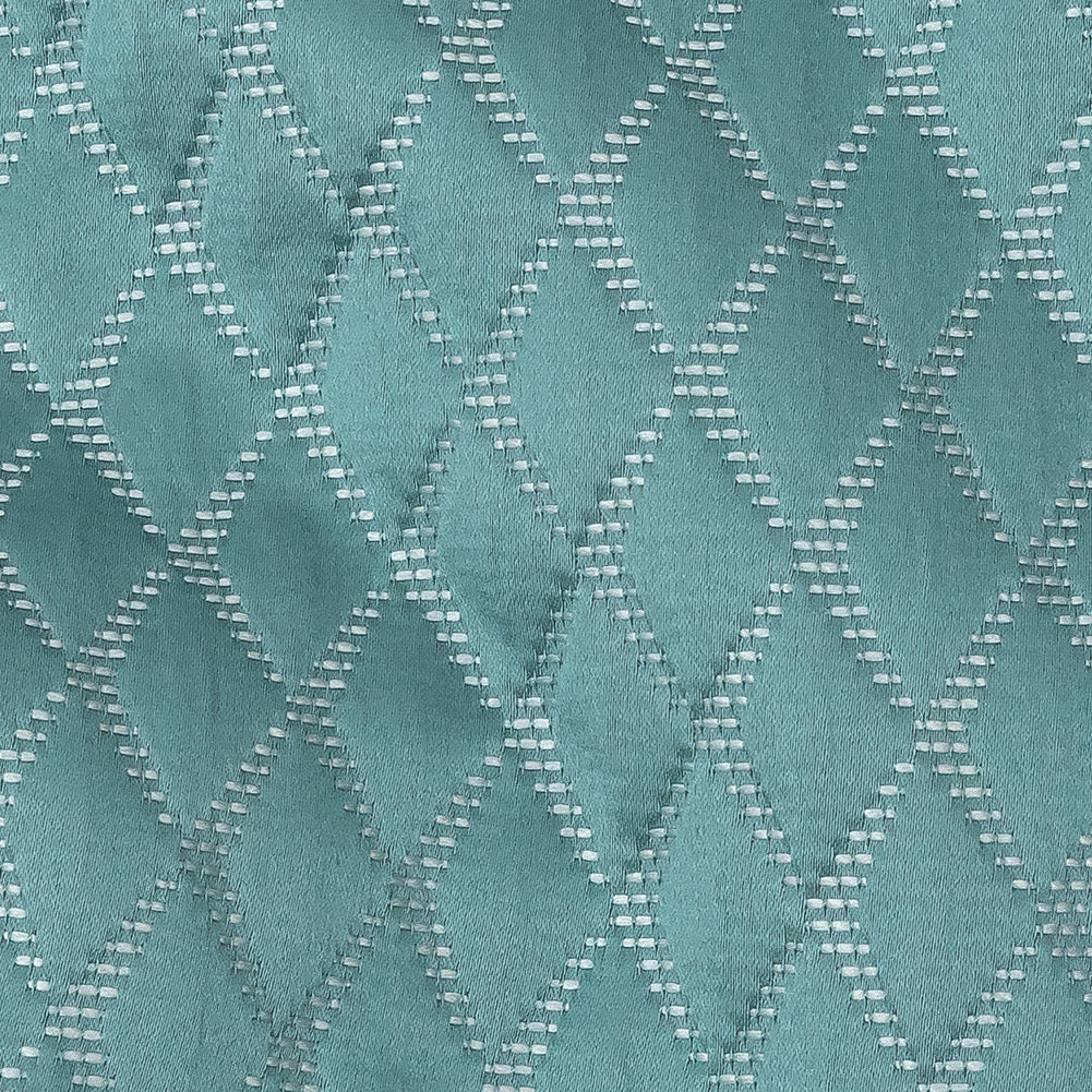 Satin-Faced Jacquard - Spa Shadow Diamonds - British Imported - Joann Fabrics