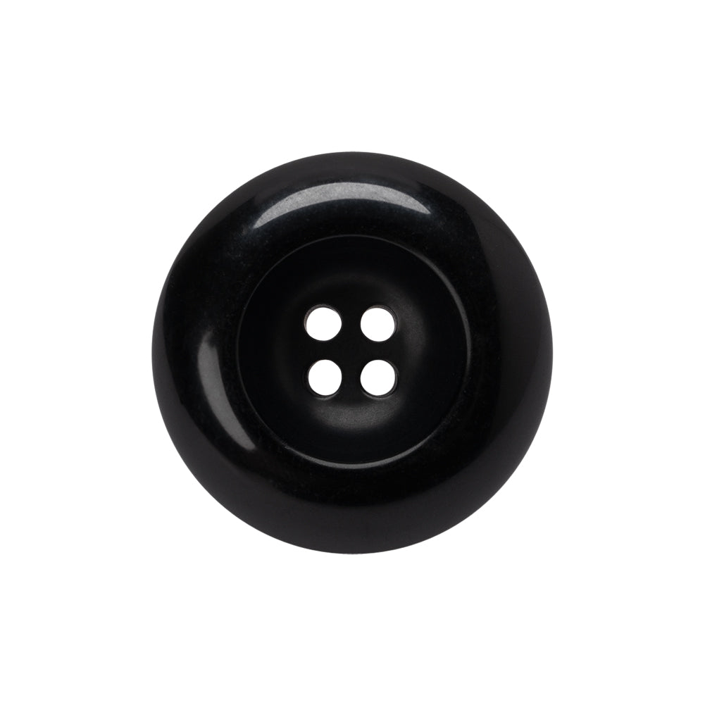 Plastic 4-Hole Button - 38L/24mm - Black Deep Well - Joann Fabrics