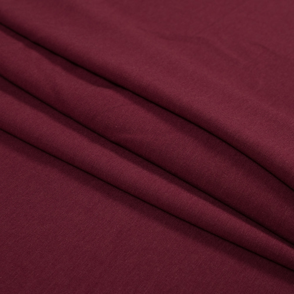 Bamboo and Cotton Stretch Knit Fleece - Heretic Red - Jessamyn Collection - Joann Fabrics