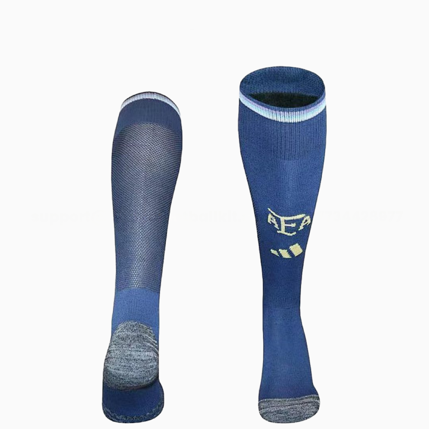 Argentina 2026 Home Terry cloth sole Socks - Royal Blue - UnitedFutballJersey