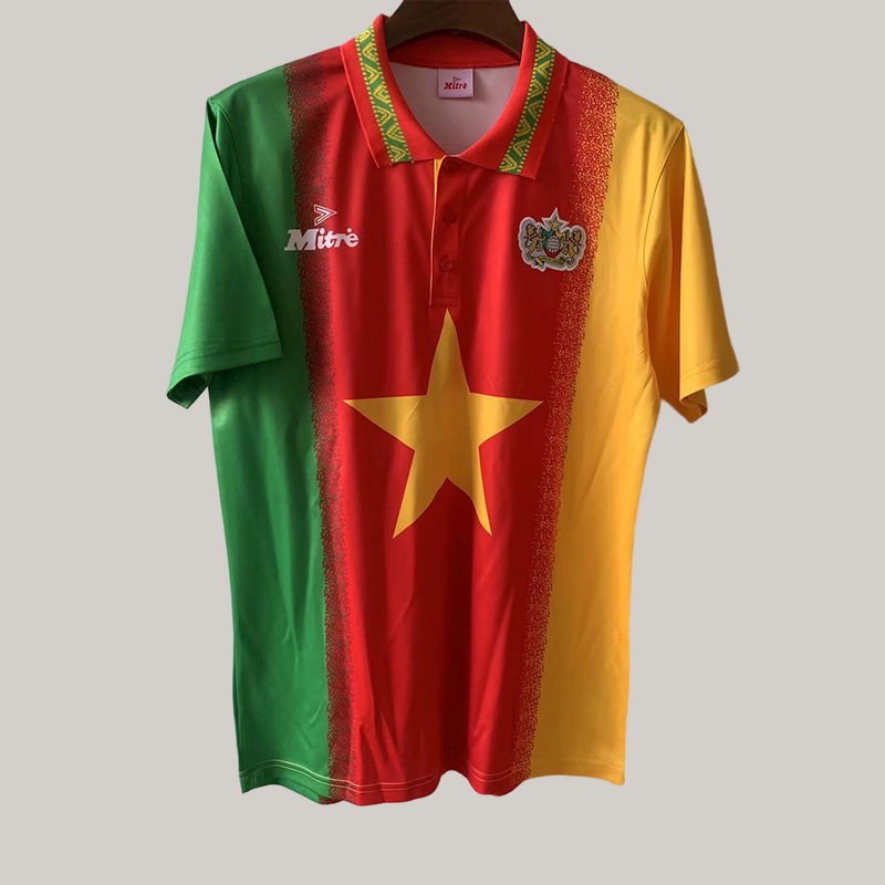1994 Retro Cameroon Home Football Shirt 1:1 Thai Quality