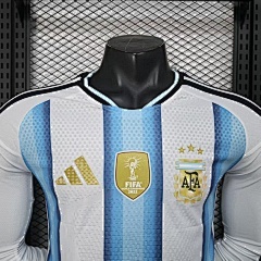2026 Long Sleeve Player Version Argentina Home Jersey 1:1 Thai Quality