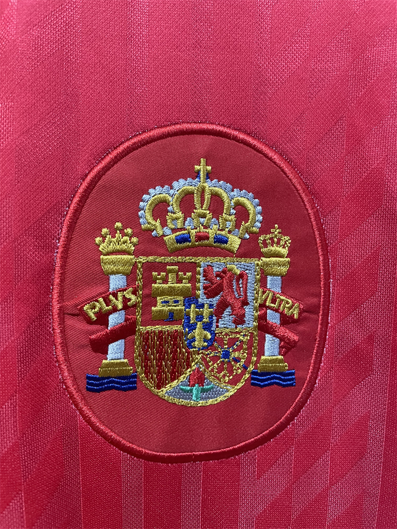 1994 Retro Spain Home Soccer Shirt 1:1 Thai Quality