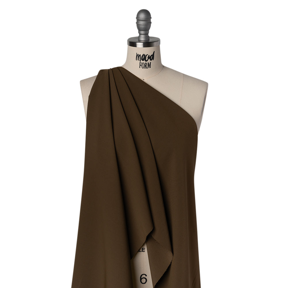 Soft Lightweight Polyester Gabardine - Brown - Stefanie Collection - Joann Fabrics