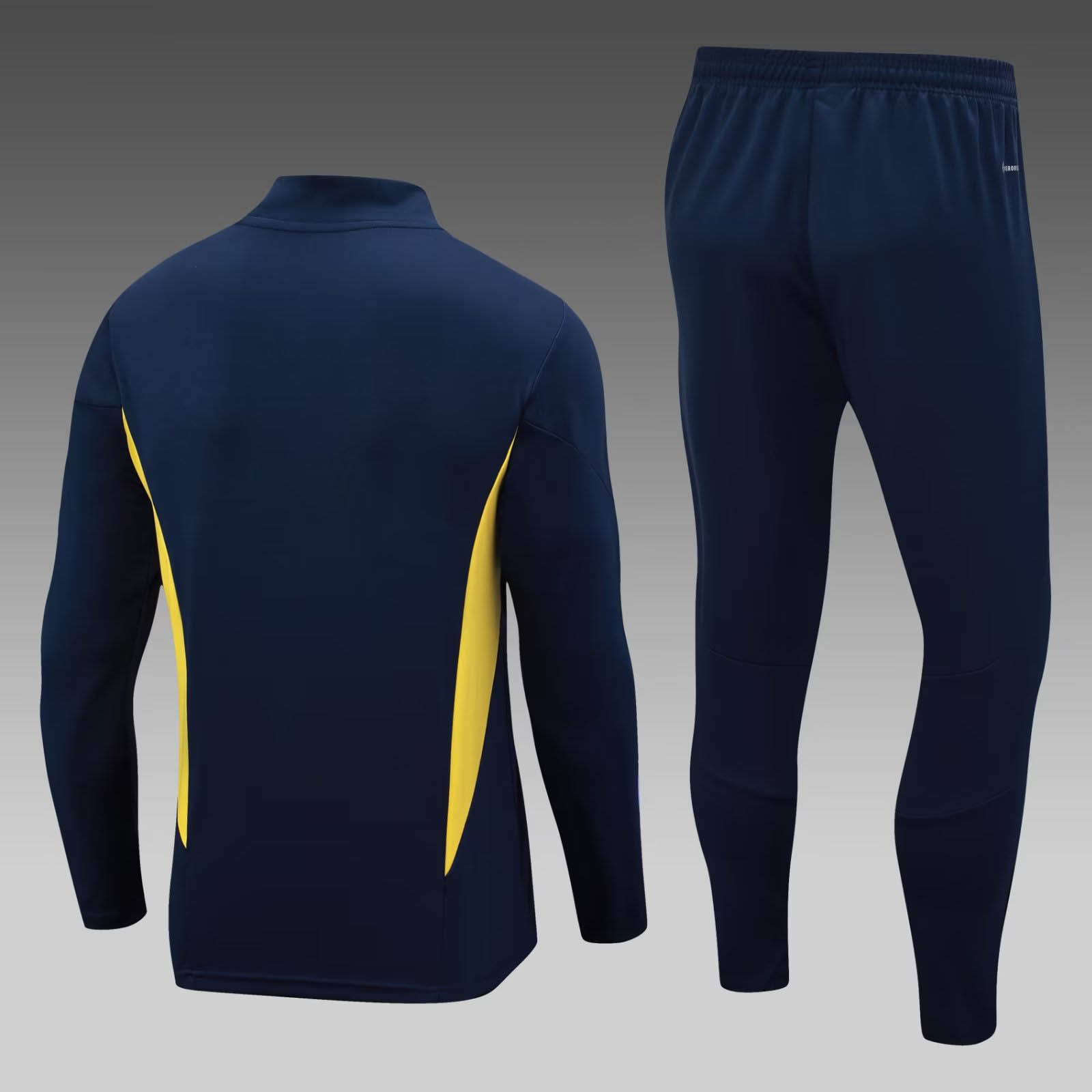 2023/2024 Real Madrid Half-Pull Training Suit Blue Set 1:1 Thai Quality