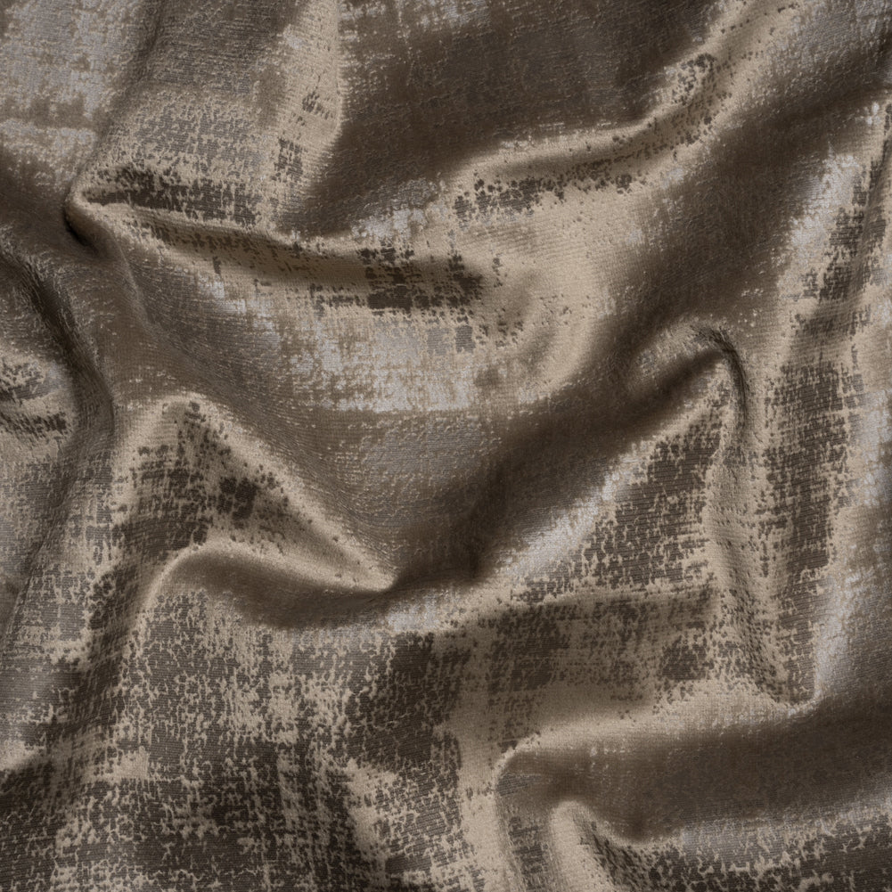 Kasa Taupe Crosshatching Embossed Knit Velvet - Joann Fabrics