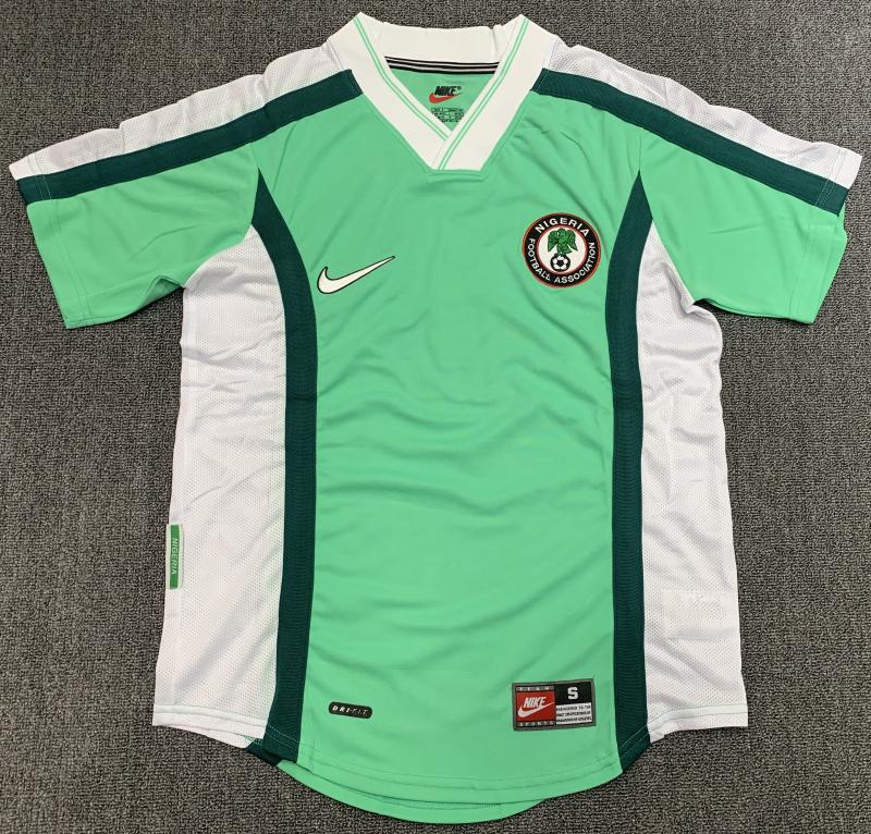 1998 Retro Nigeria National Team Home Football Shirt 1:1 Thai Quality