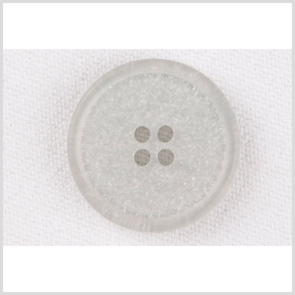 Plastic 4-Hole Button - 20L/12.5mm - Light Gray and Silver Glitter - Joann Fabrics
