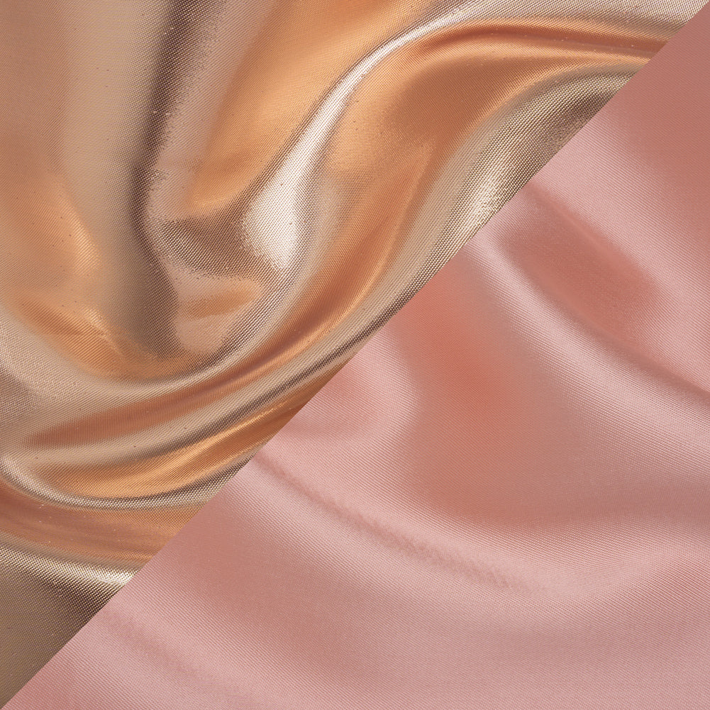Double Faced Lame Mikado - Pink and Rose Gold - Sara Collection - Joann Fabrics