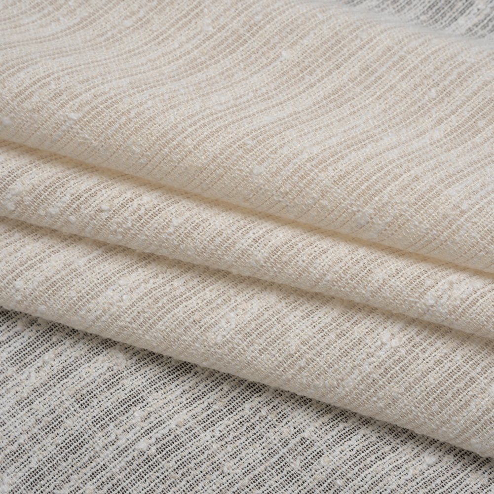 Slubbed Double Wide Drapery Sheers Woven Fabric - Ecru - British Imported - Joann Fabrics