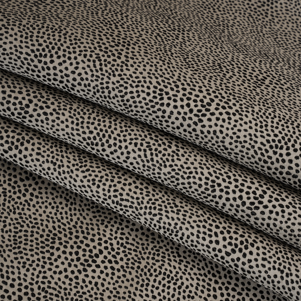 Recycled Polyester Jacquard - Flint Little All-Over Spots - British Imported - Joann Fabrics
