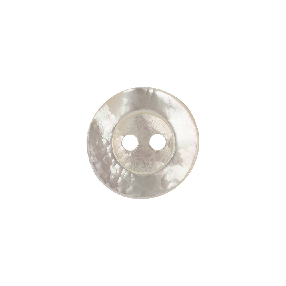 Eggshell Iridescent 2-Hole Plastic Dish Button - 24L/15mm - Joann Fabrics