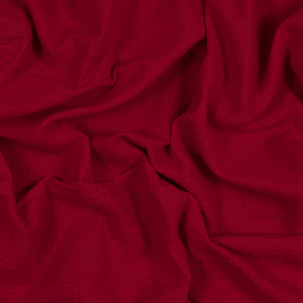 Double Cotton Gauze - True Red - Talamanca Collection - Joann Fabrics