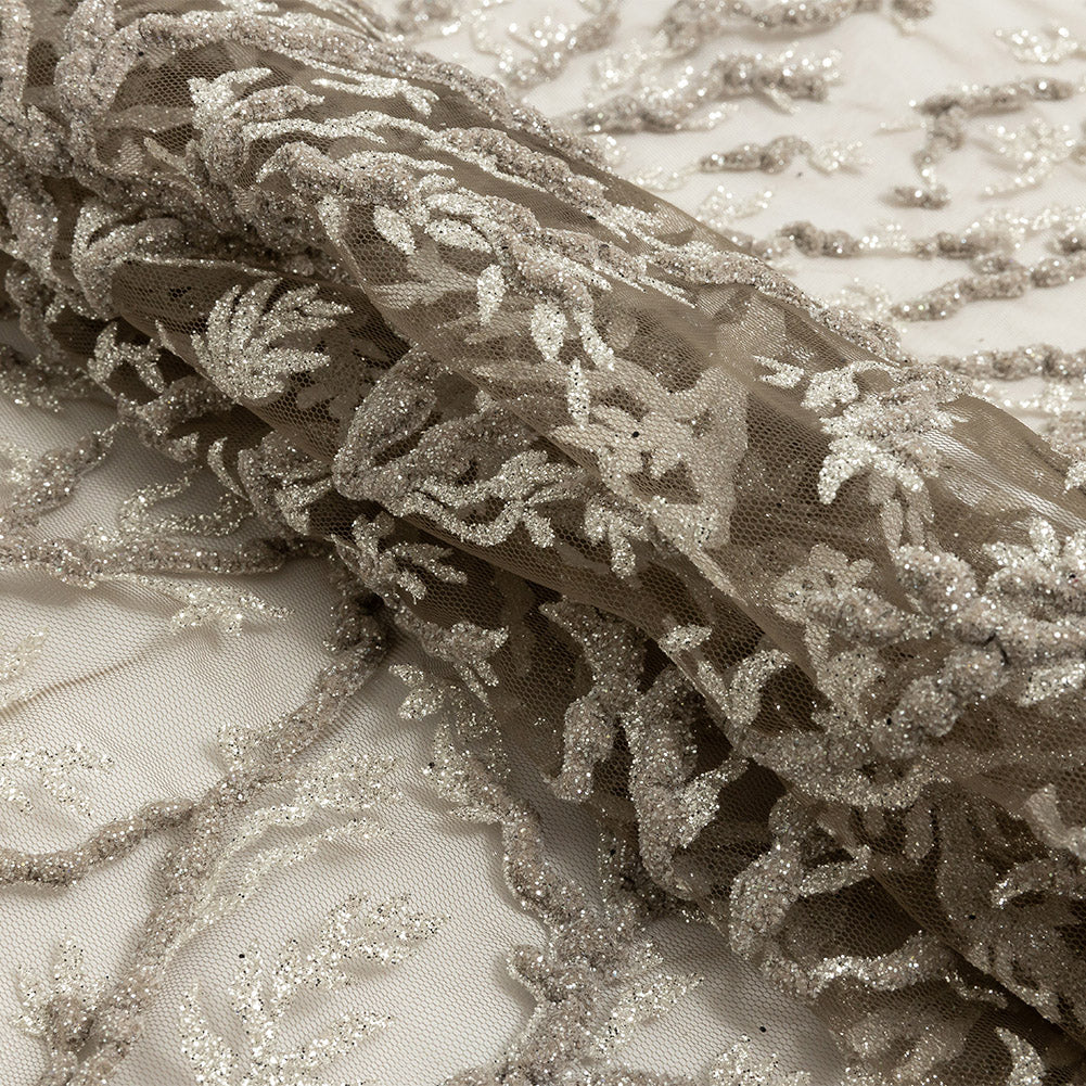 3D Puffy Glitter Tulle - Mink - Joann Fabrics