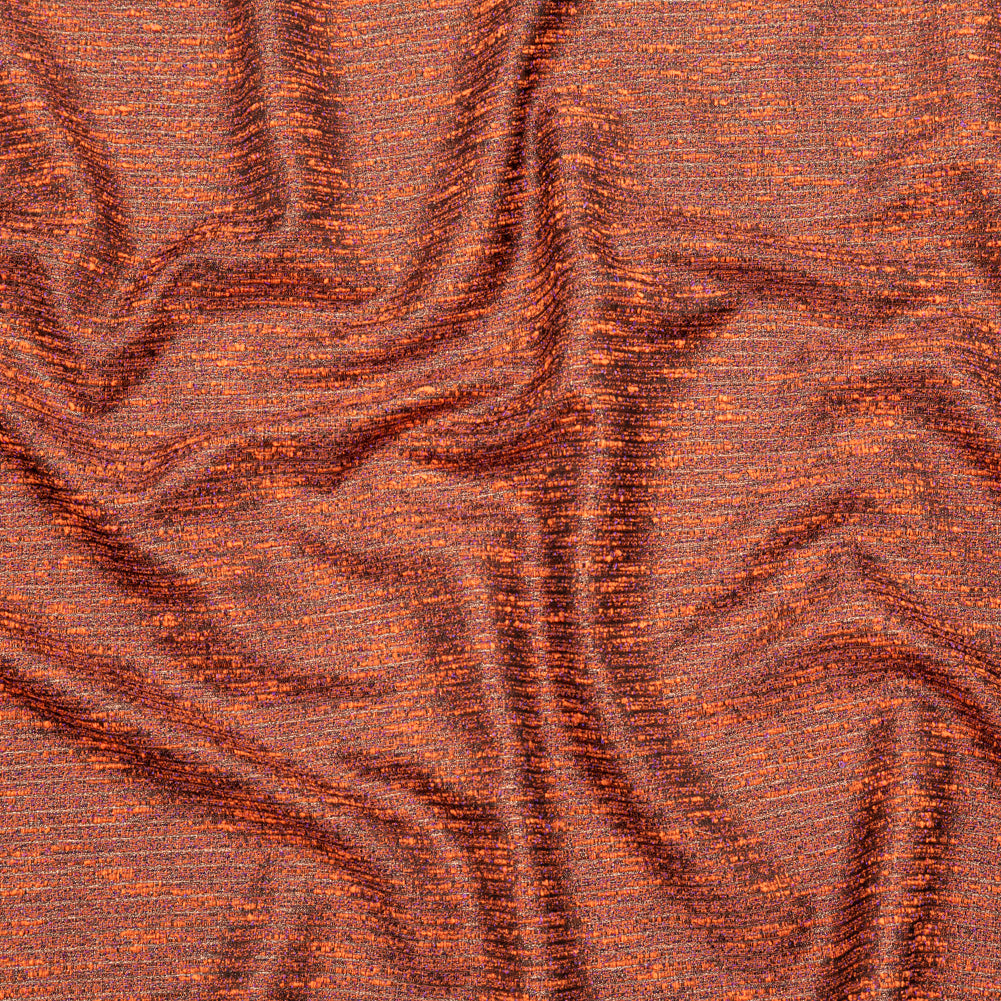 Vibrant Orange, Grapeade and Metallic Gold Polyester Tweed - Joann Fabrics