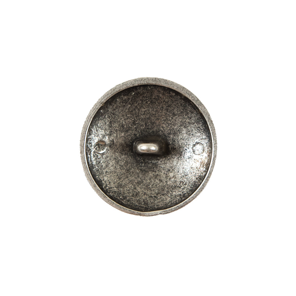 Italian Silver Button with Double-Headed Eagle Emblem - 32L/20mm - Joann Fabrics