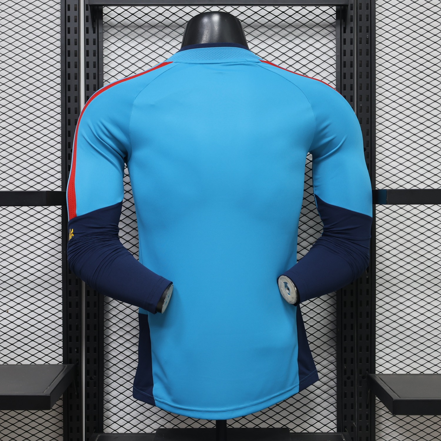 Spain 2026 Light Blue Long Sleeves Training Jersey - Player Version - UnitedFutballJersey
