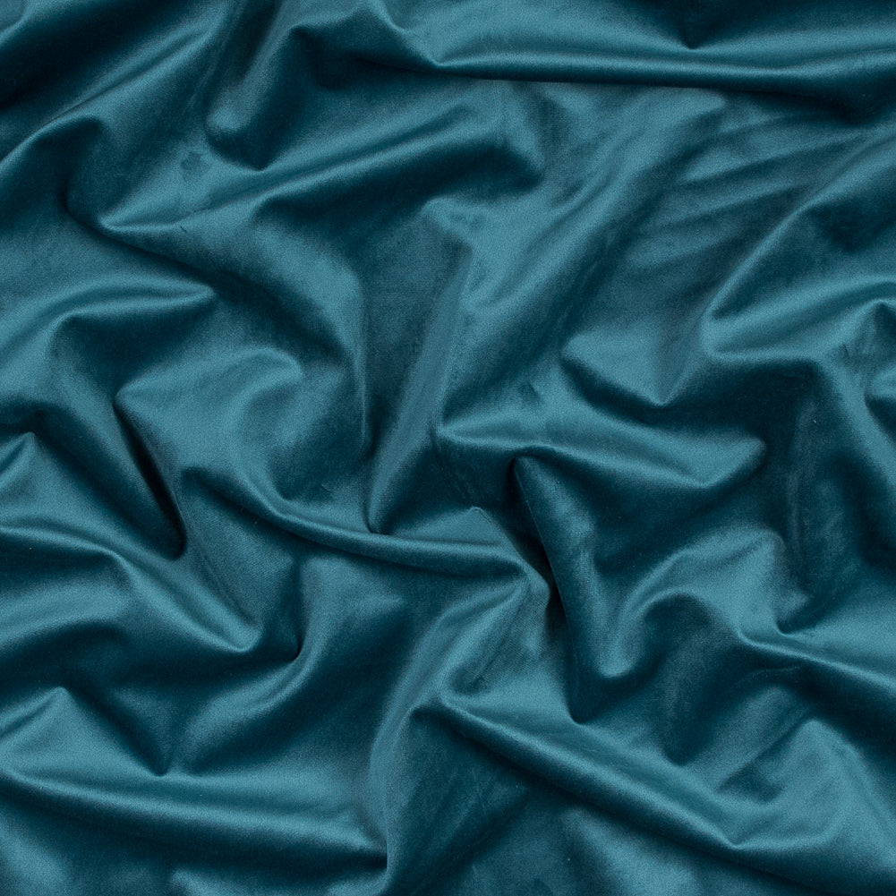 Ultra Soft Polyester Velvet - Teal - British Imported - Joann Fabrics