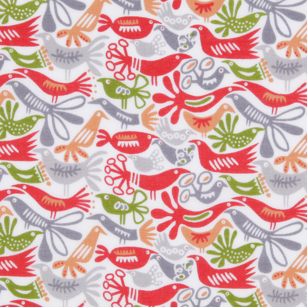 Cotton Voile - Red, Orange and Green Animal - Joann Fabrics