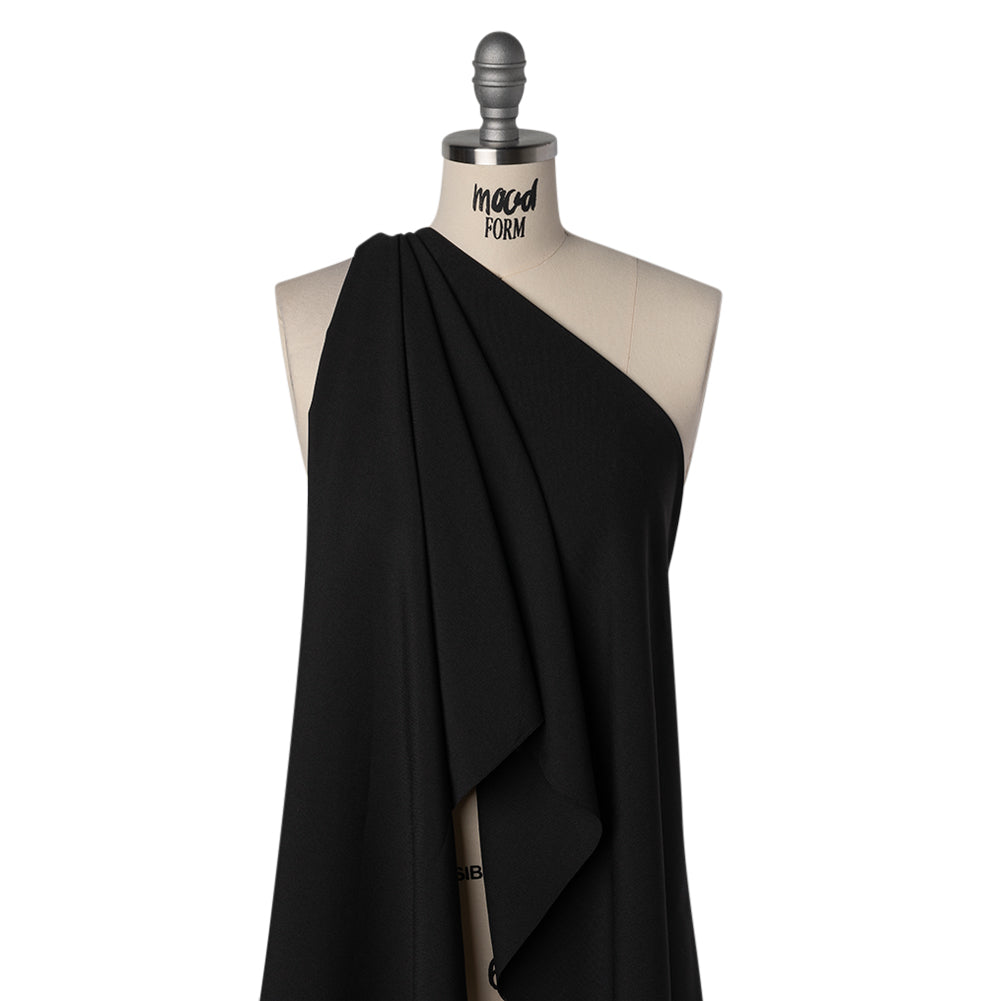 Stretch Polyester Twill Suiting - Black - Joann Fabrics