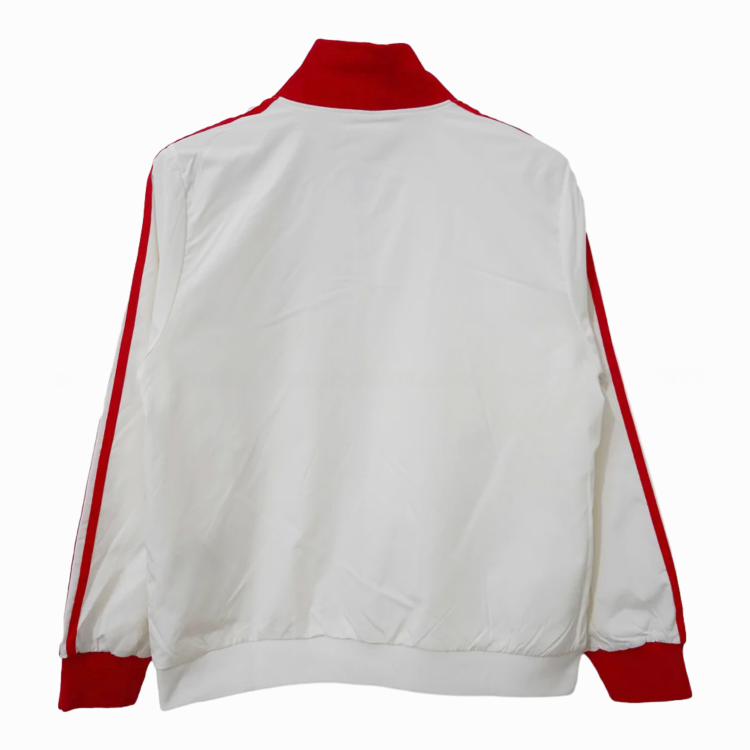 Retro Bayern Munich 24-25 125th Anniversary Windbreaker Jacket - White Red Sripe - UnitedFutballJersey
