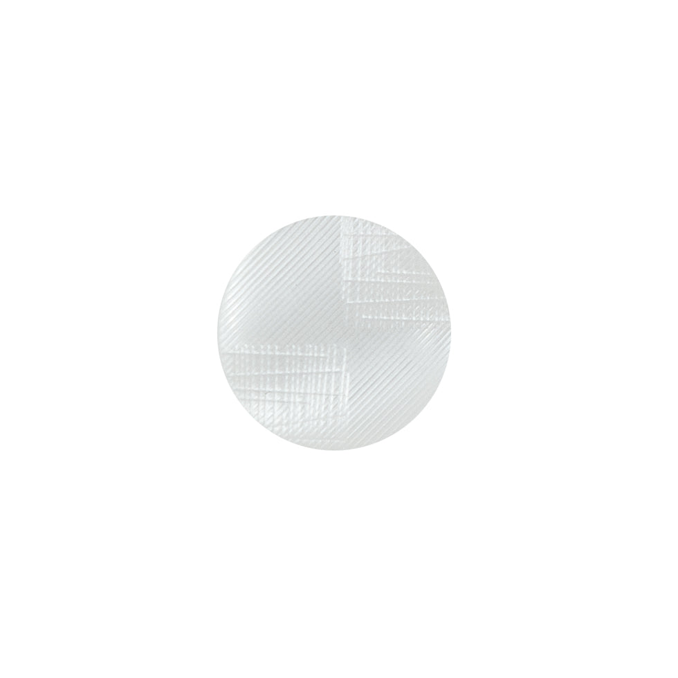 Italian White Plastic Shank Back Button - 20L/12.5mm - Joann Fabrics