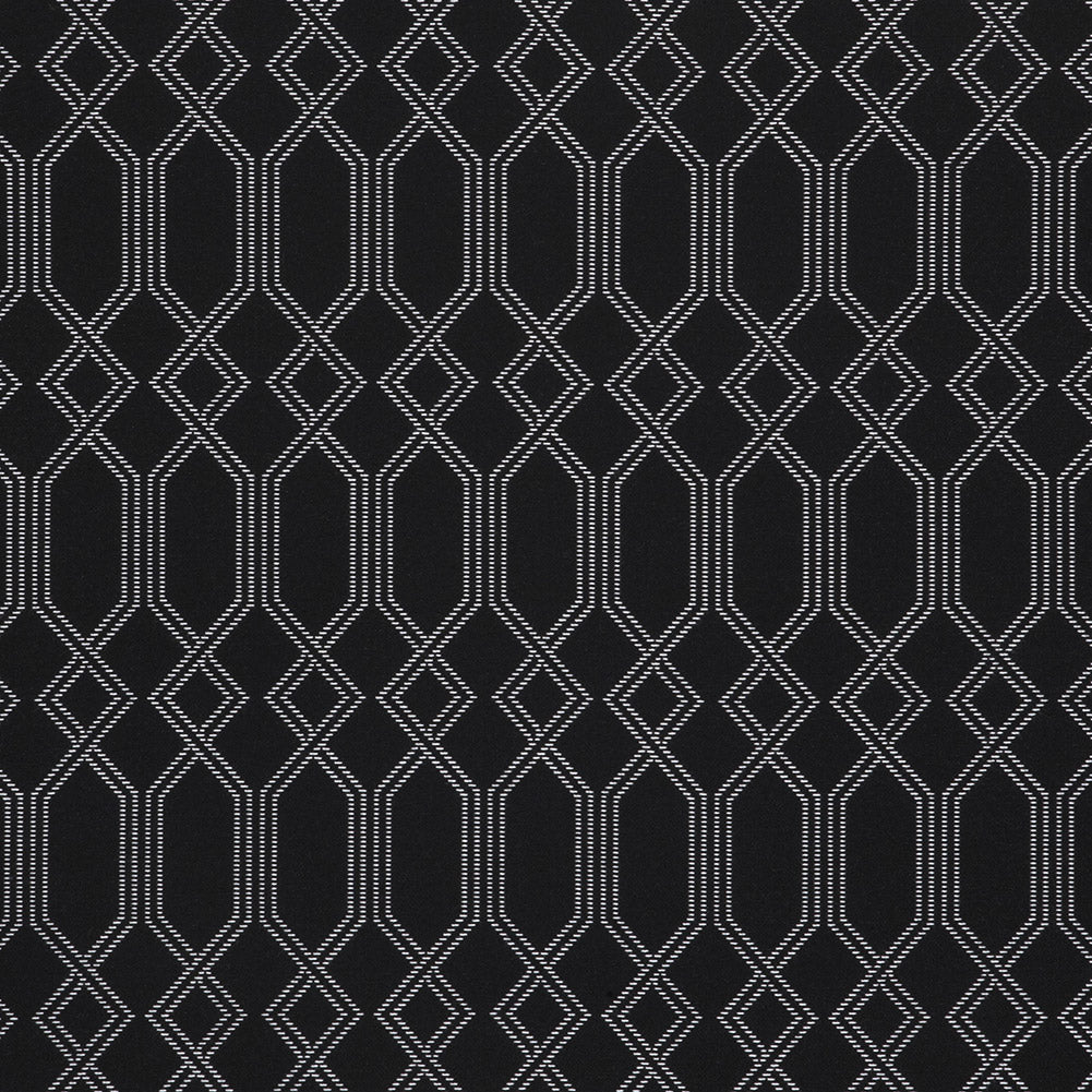 Fusion Connection Geometric Jacquard by Sunbrella - Onyx - Joann Fabrics