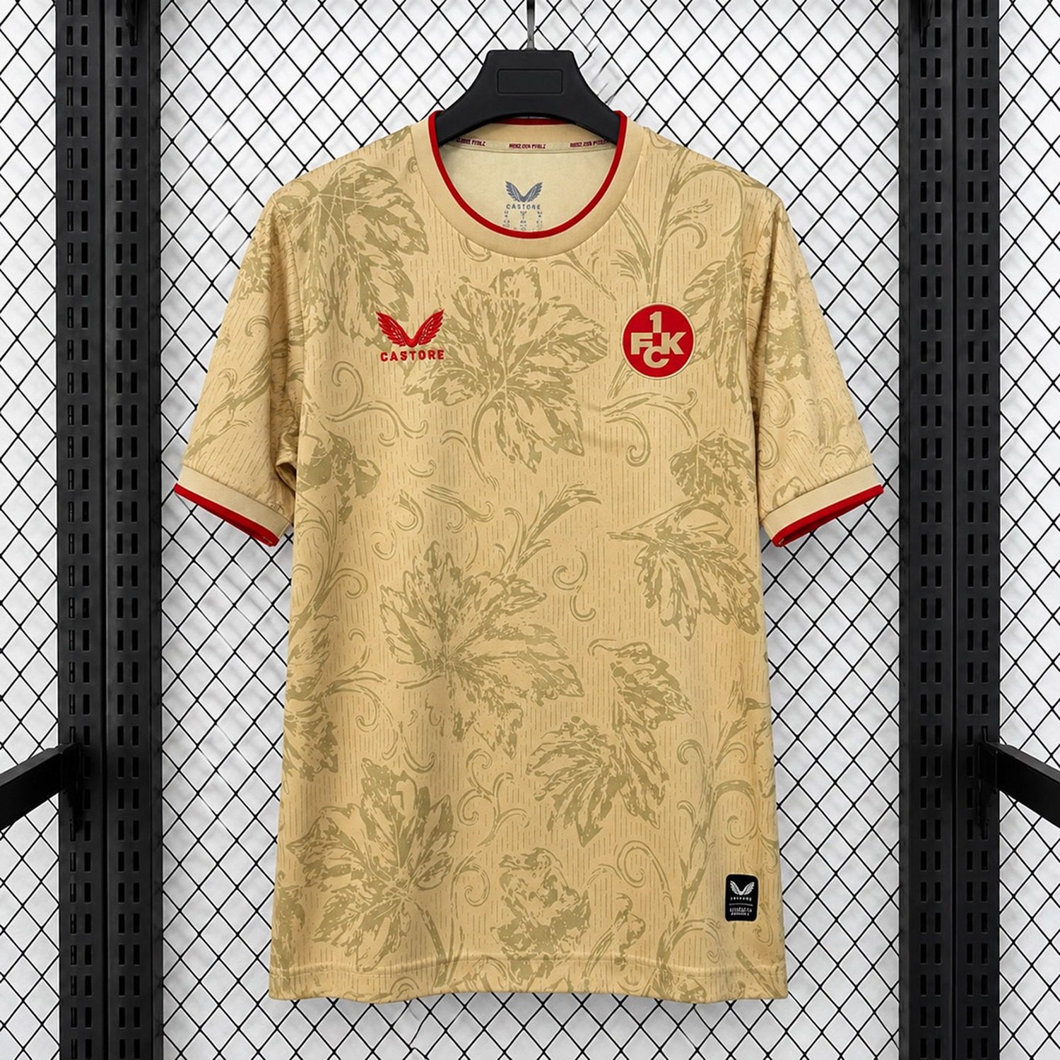 Kaiserslautern 26-27 Beige Floral Special Jersey - Fans Version - UnitedFutballJersey