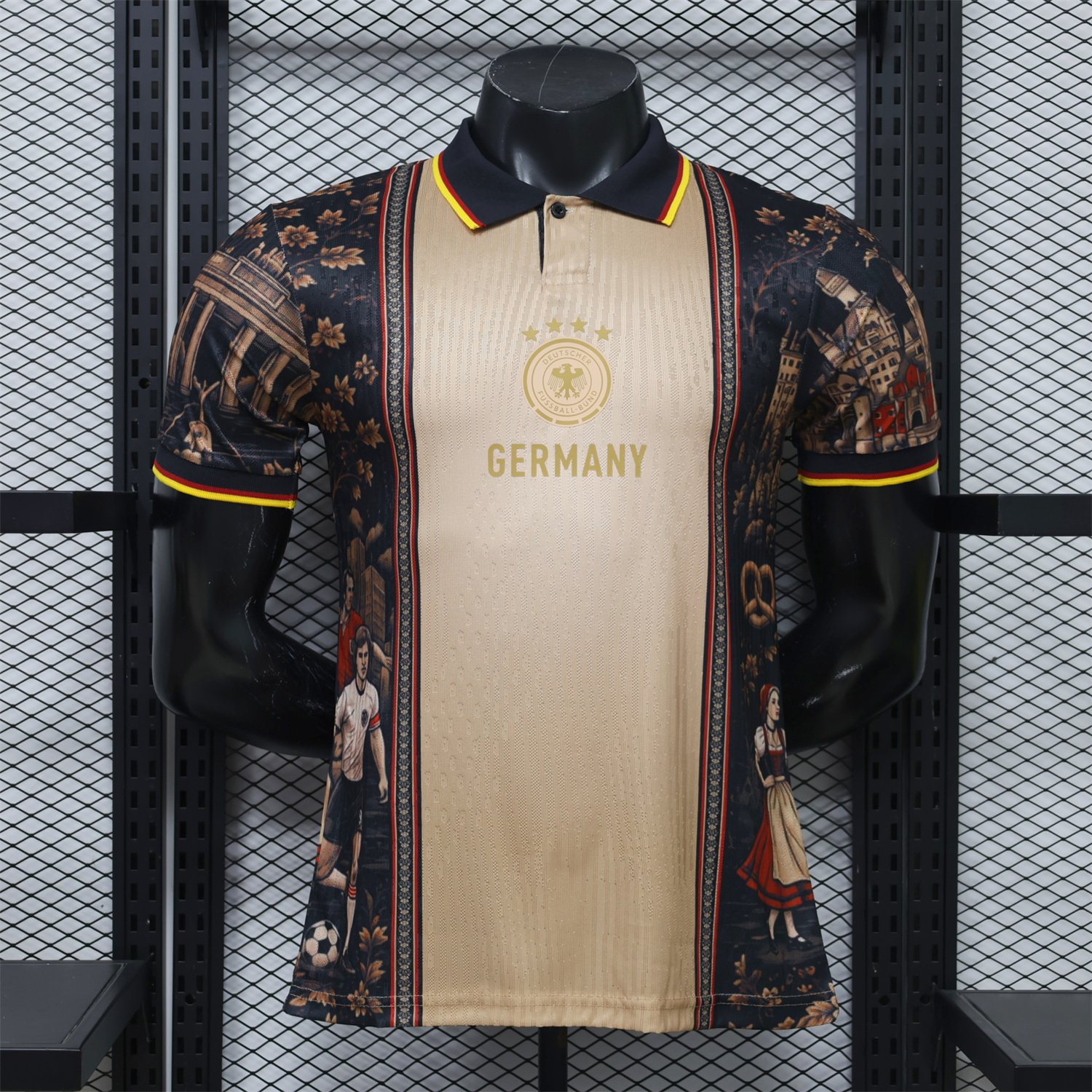 Germany 2026 Champagne Black Special Jersey - Player Version - UnitedFutballJersey