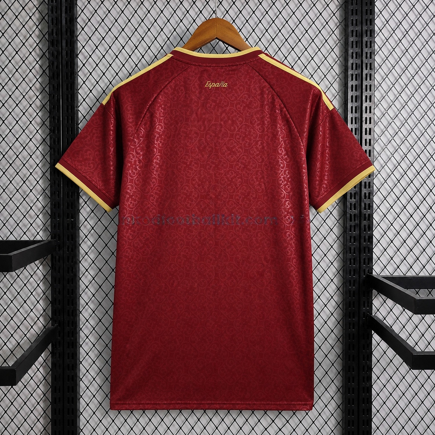 【Two-Crown Star】Spain 2026 Third Wine Red Jersey - Fans Version - UnitedFutballJersey