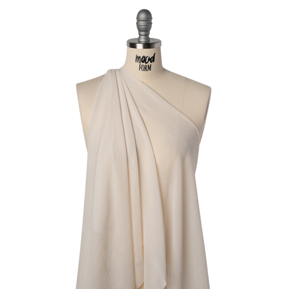 Viscose Georgette - Cream - Famous Australian Designer Deadstock - Joann Fabrics