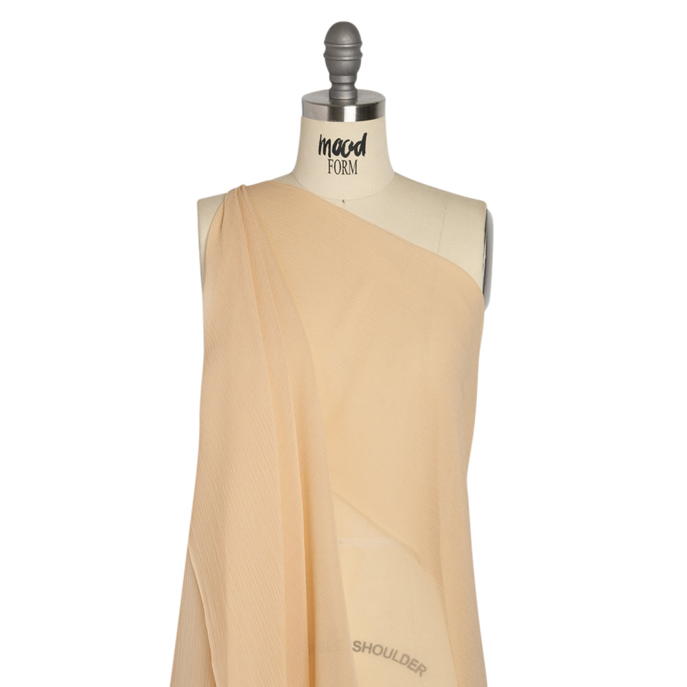 Crinkled Silk Chiffon - Ecru - Premium Collection - Joann Fabrics