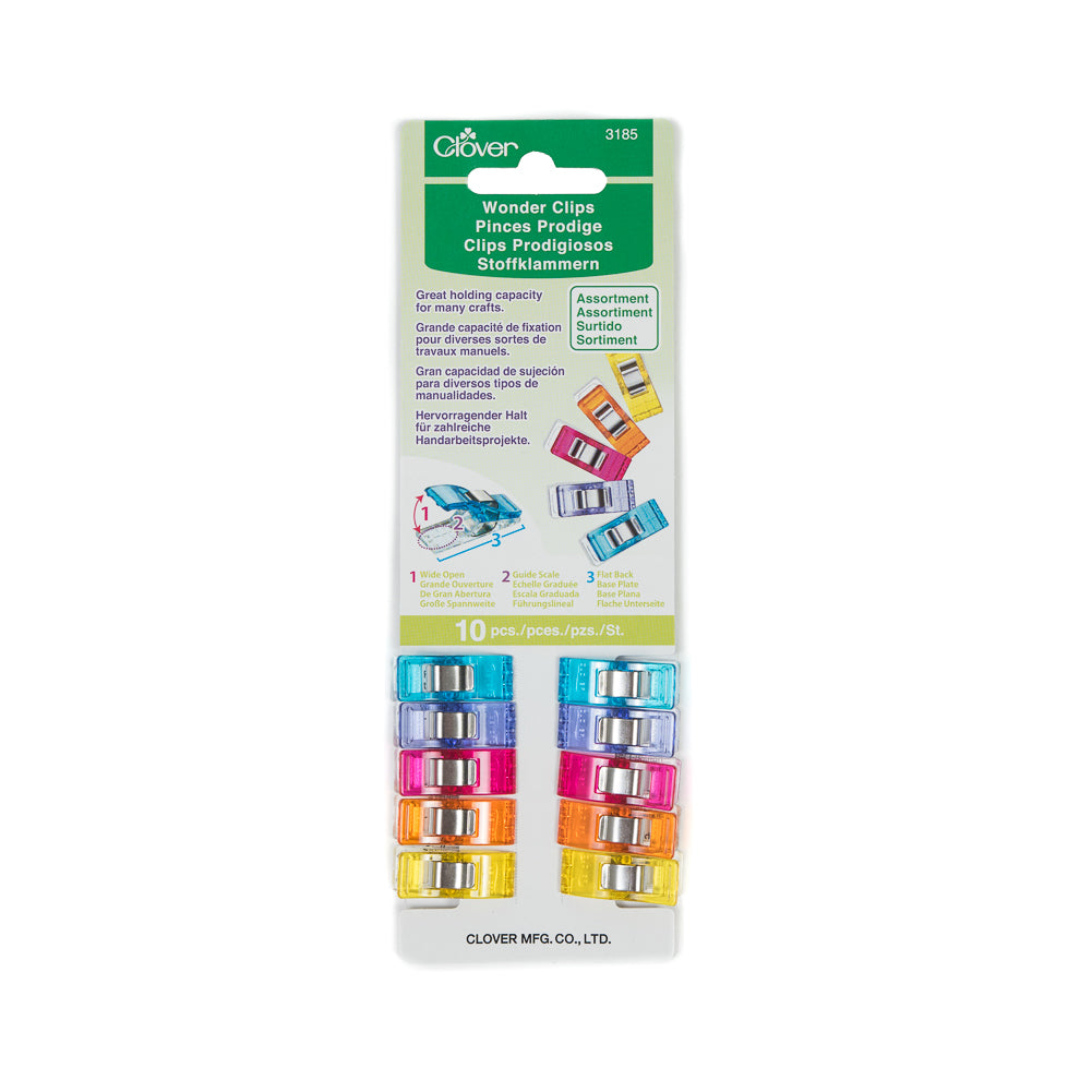 Clover Rainbow Wonder Clips - 10 pcs - Joann Fabrics