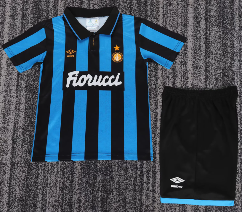 1992-1994 Retro Inter Milan Home Football Jersey 1:1 Thai Quality Kids Size