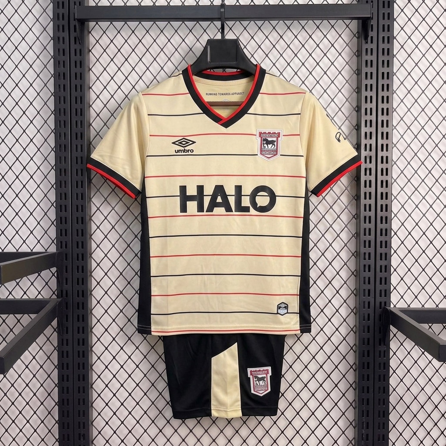 Ipswich Town 26-27 Away Cream Kids Kit - UnitedFutballJersey