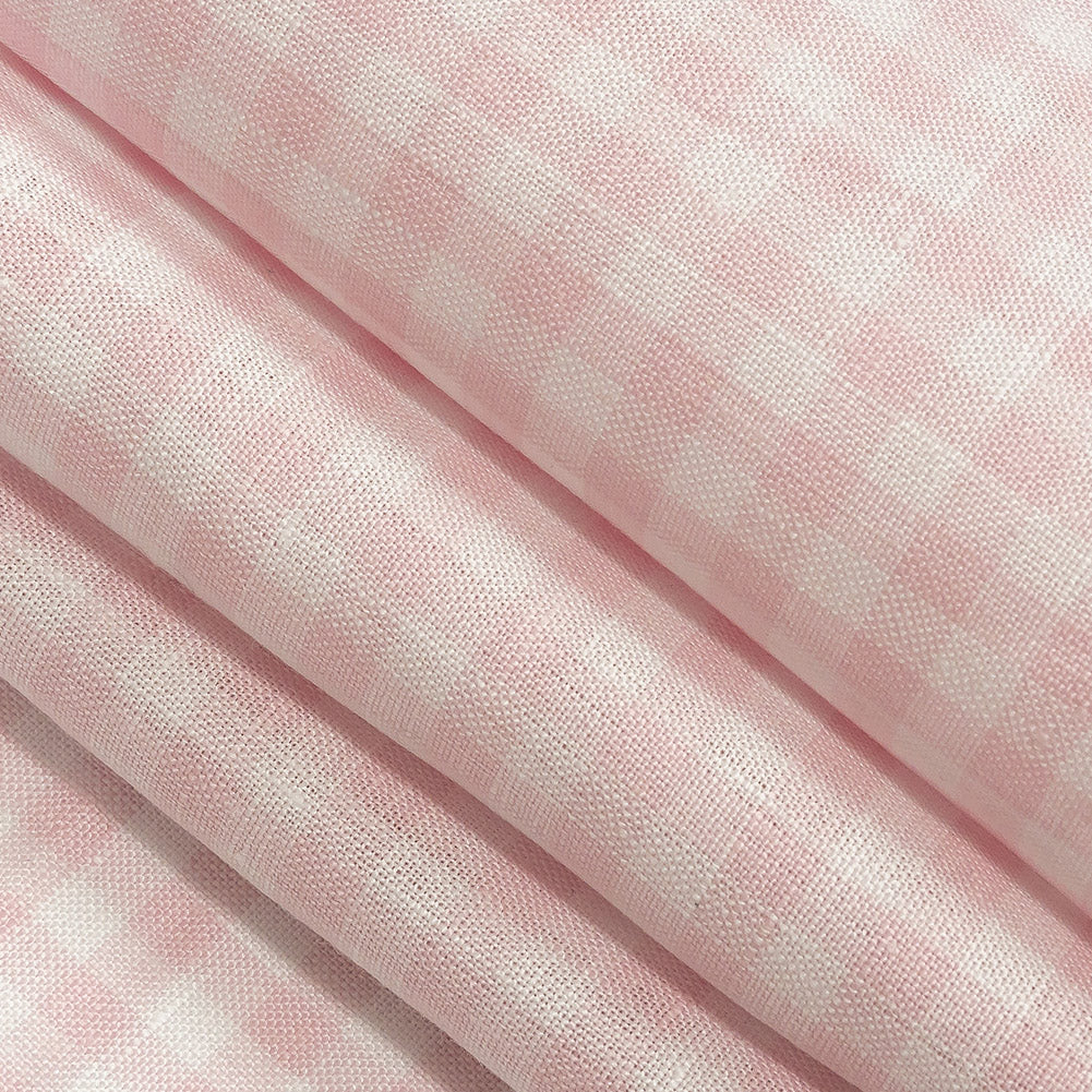 Linen Gingham - Candy Pink and White - Torres Collection - Joann Fabrics