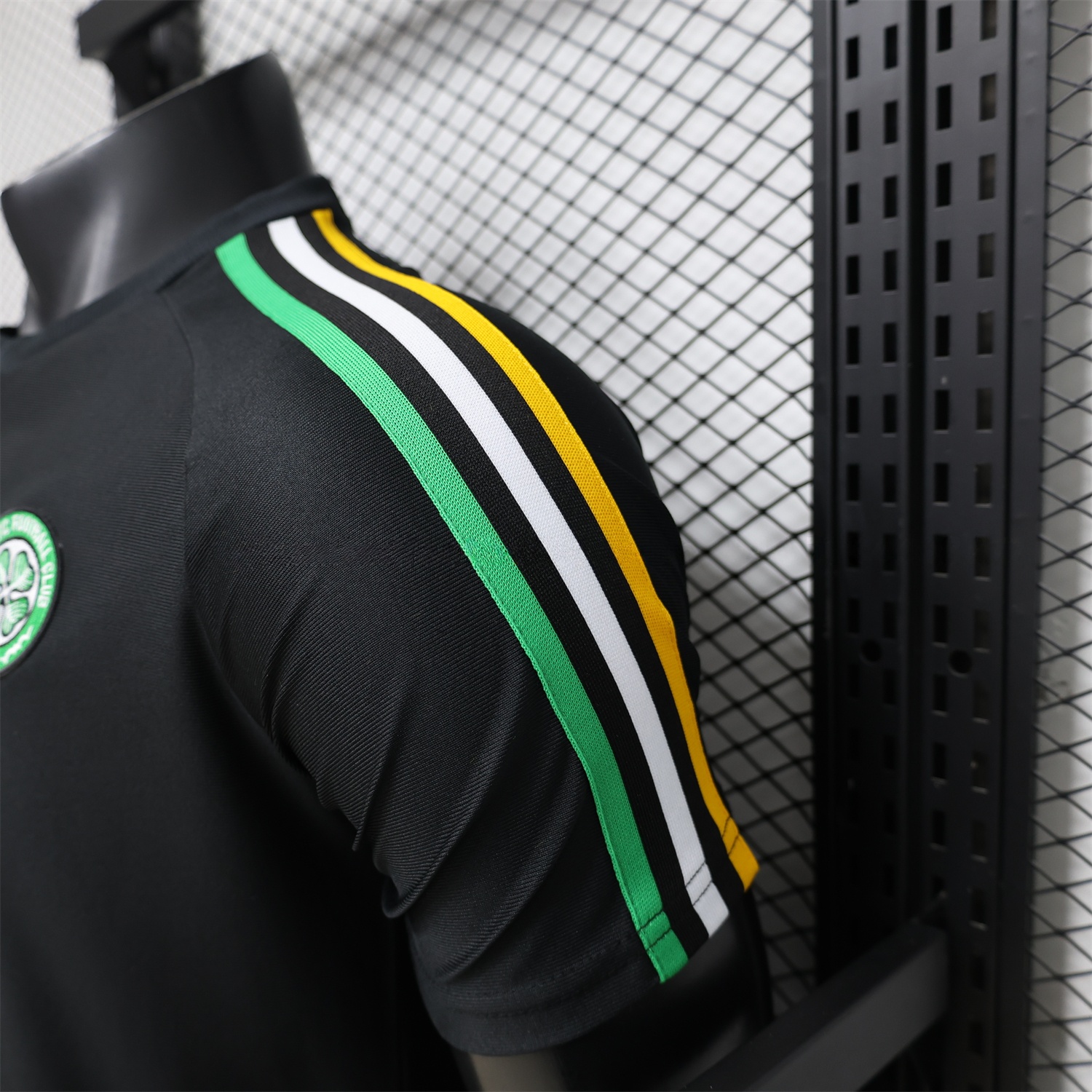 Celtic 25-26 Retro Style Casual Black Jersey - Player Version - UnitedFutballJersey