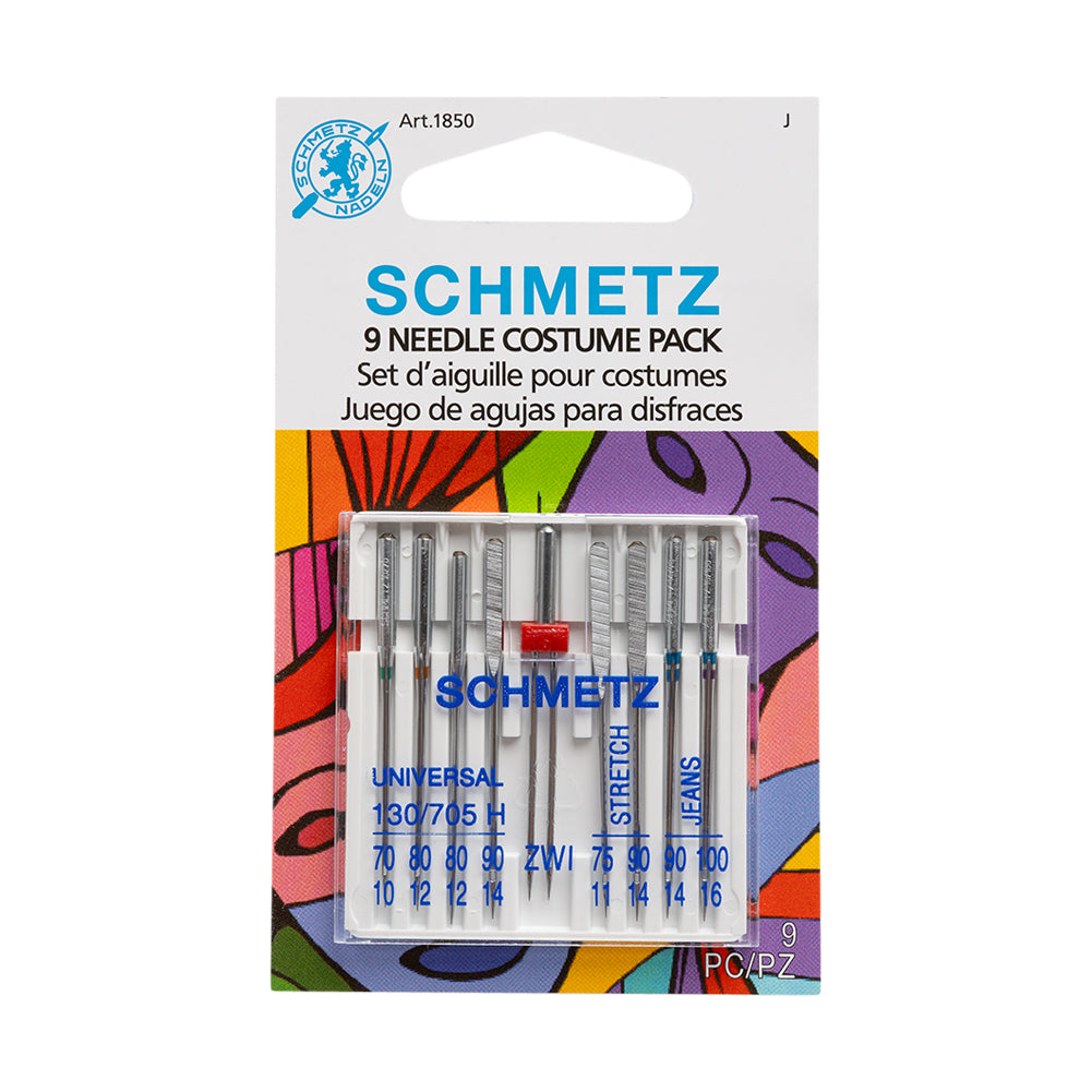 Schmetz Costume Pack Machine Needles - Assorted Sizes and Types - 9 ct - Joann Fabrics