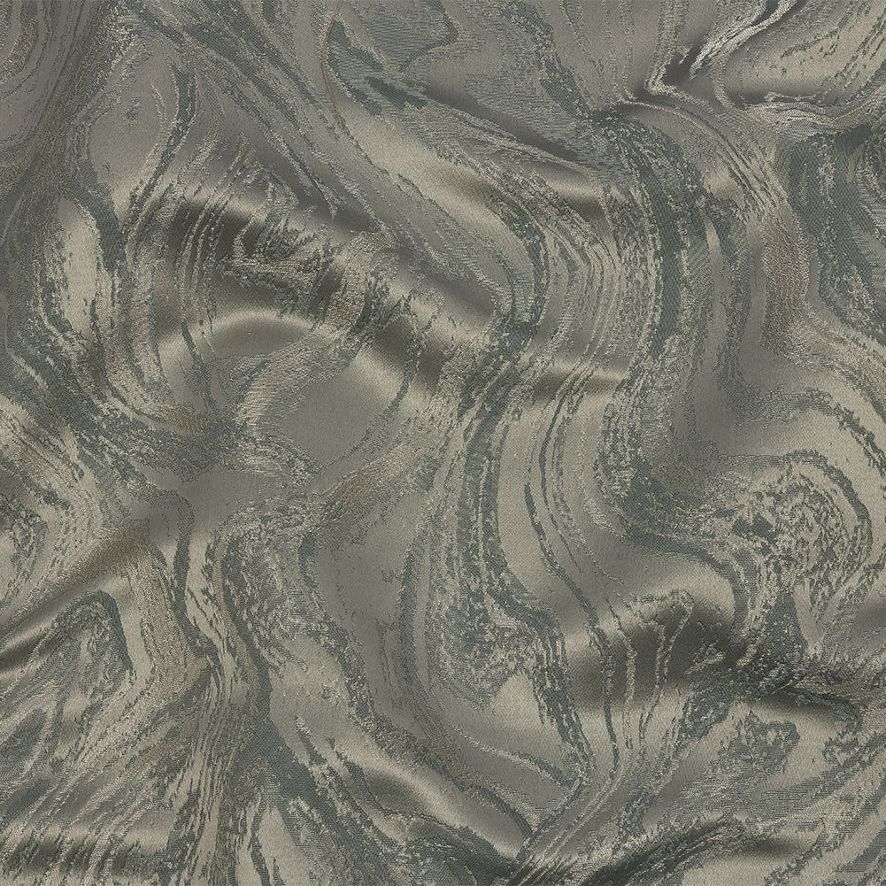 Metallic Drapery Jacquard - Slate Metamorphic Swirls - British Imported - Joann Fabrics