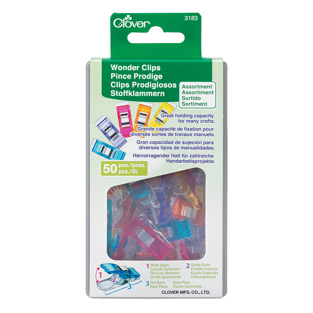 Clover Wonder Clips - Assorted Colors - 50 pc - Joann Fabrics