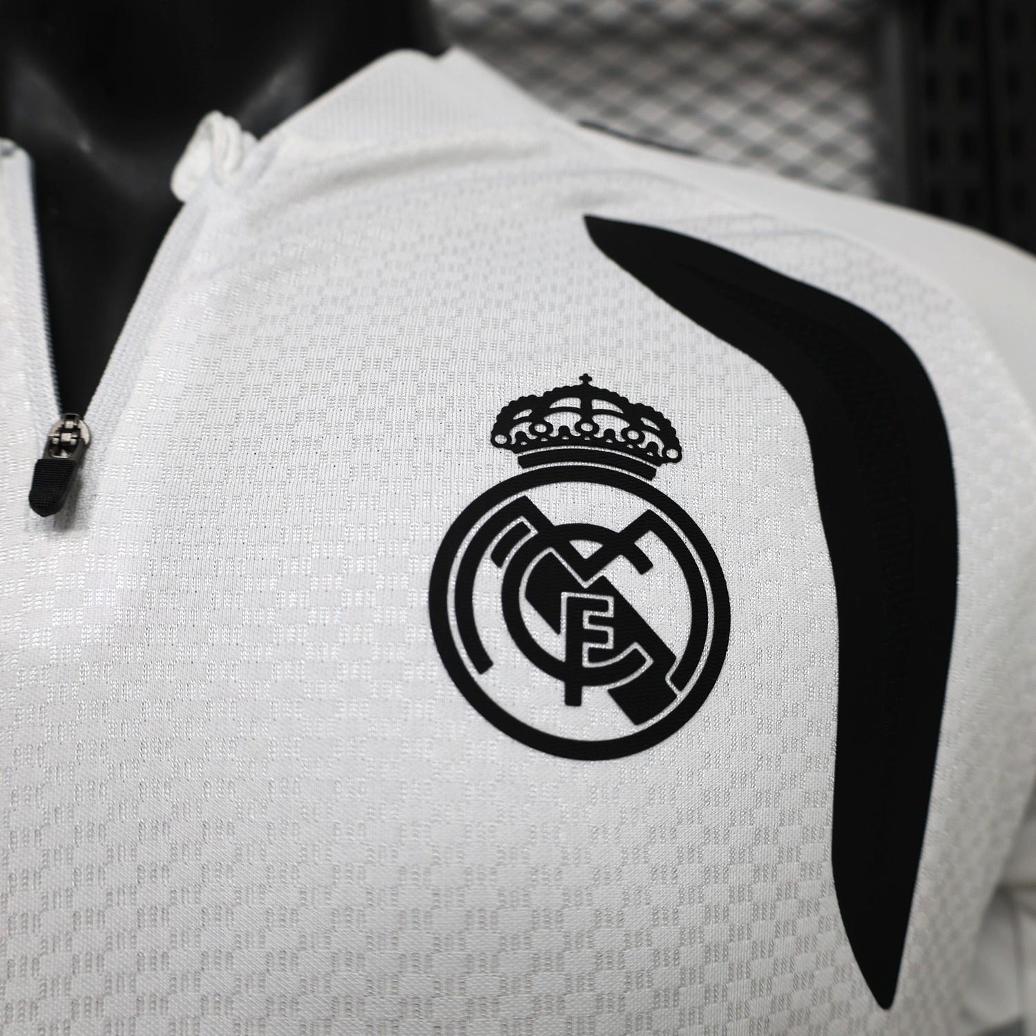 Real Madrid 26-27 White Long Sleeves Training Jersey - Player Version - UnitedFutballJersey