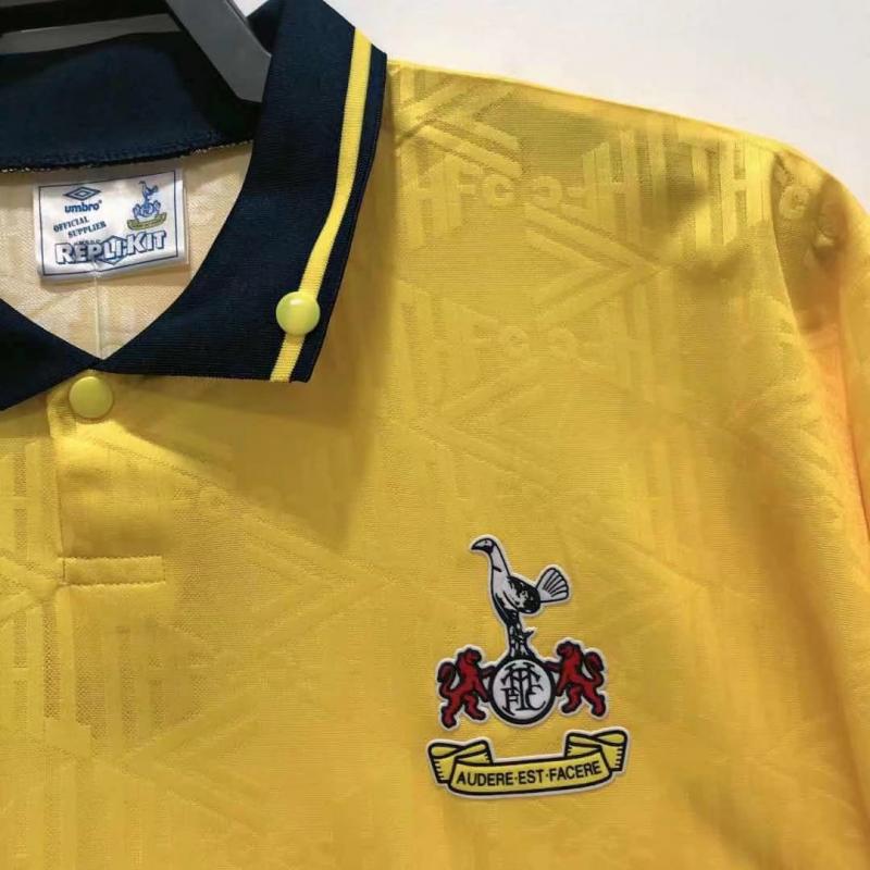 1991/1993 Retro Tottenham Hotspur Away Football Shirt 1:1 Thai Quality