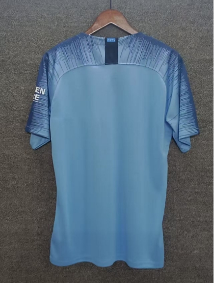 2018-2019 Retro Manchester City Home Football Shirt 1:1 Thai Quality