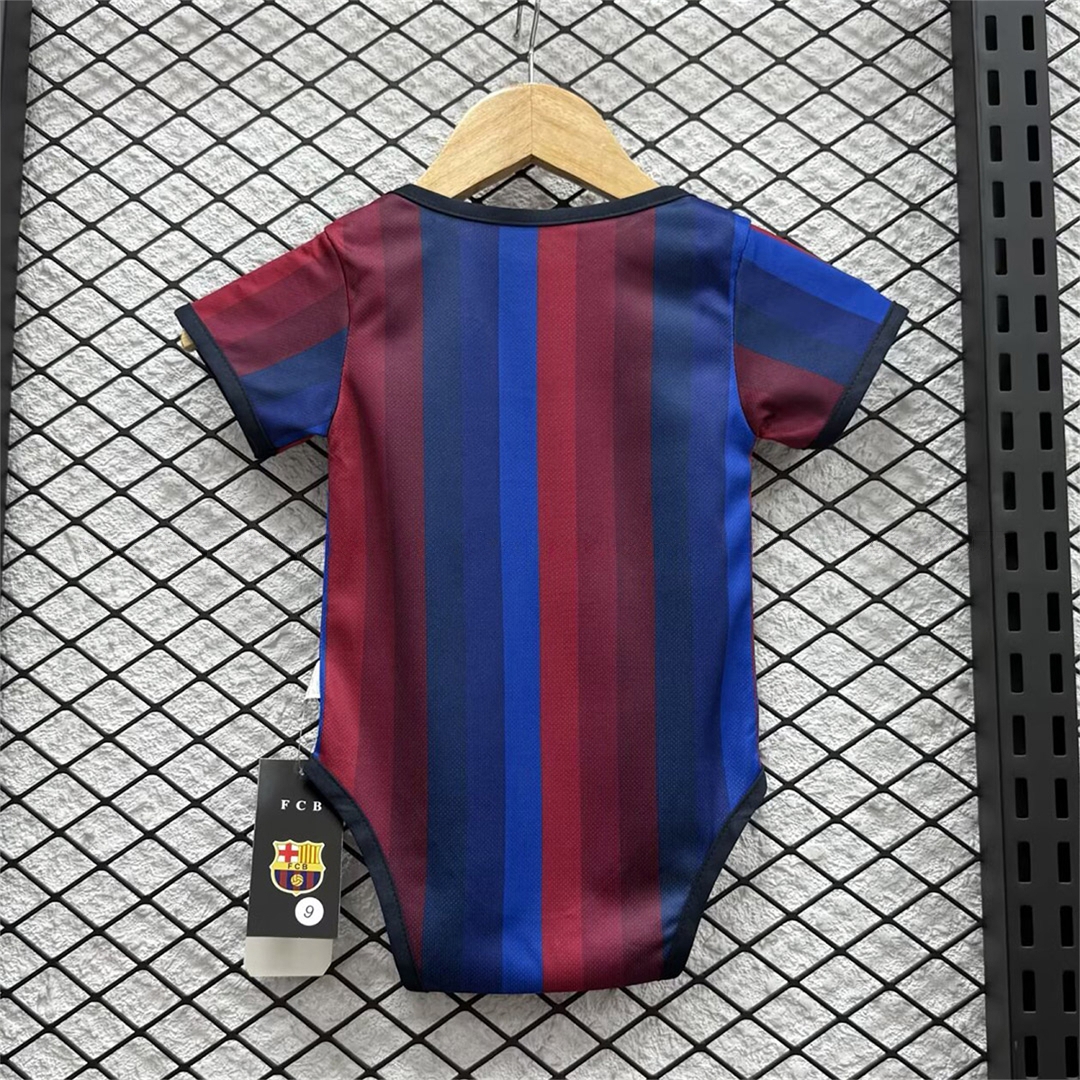 Barcelona 26-27 Home Baby Crawling Suit - UnitedFutballJersey