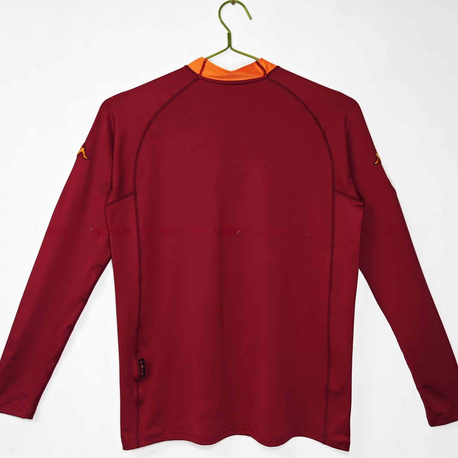 Retro AS Roma 2001-02 Home Long Sleeves Jersey - UnitedFutballJersey
