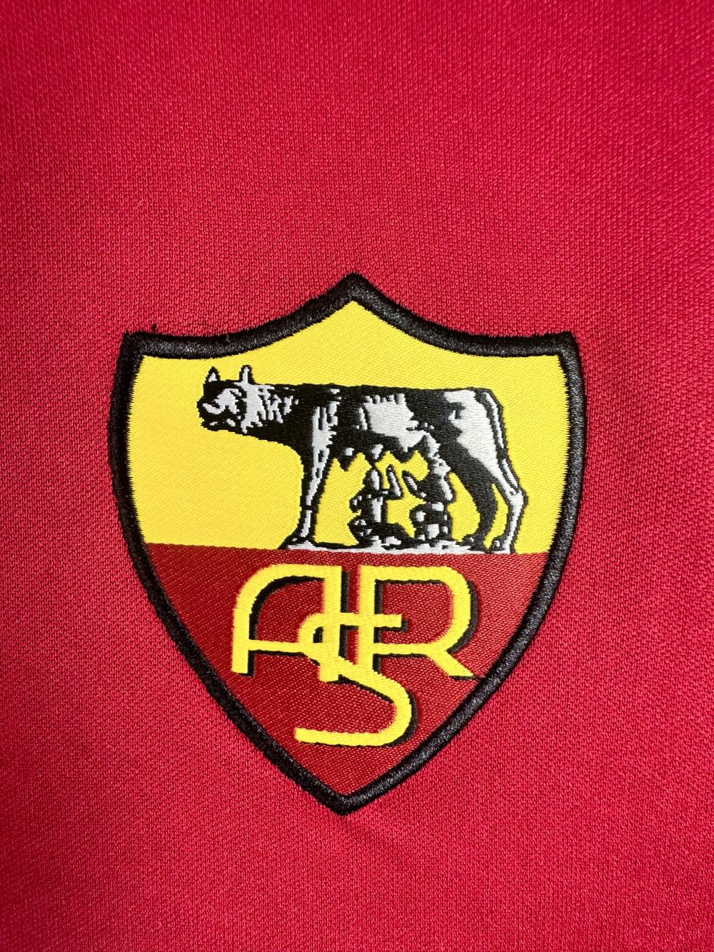 1998-1999 Retro Long Sleeve Roma Home Soccer Jersey 1:1 Thai Quality