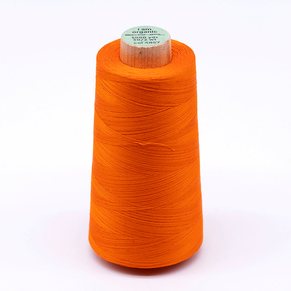 SCANFIL® 50wt Organic Pima Cotton Thread 5000 yd Cones - 4857 Tangelo - Joann Fabrics