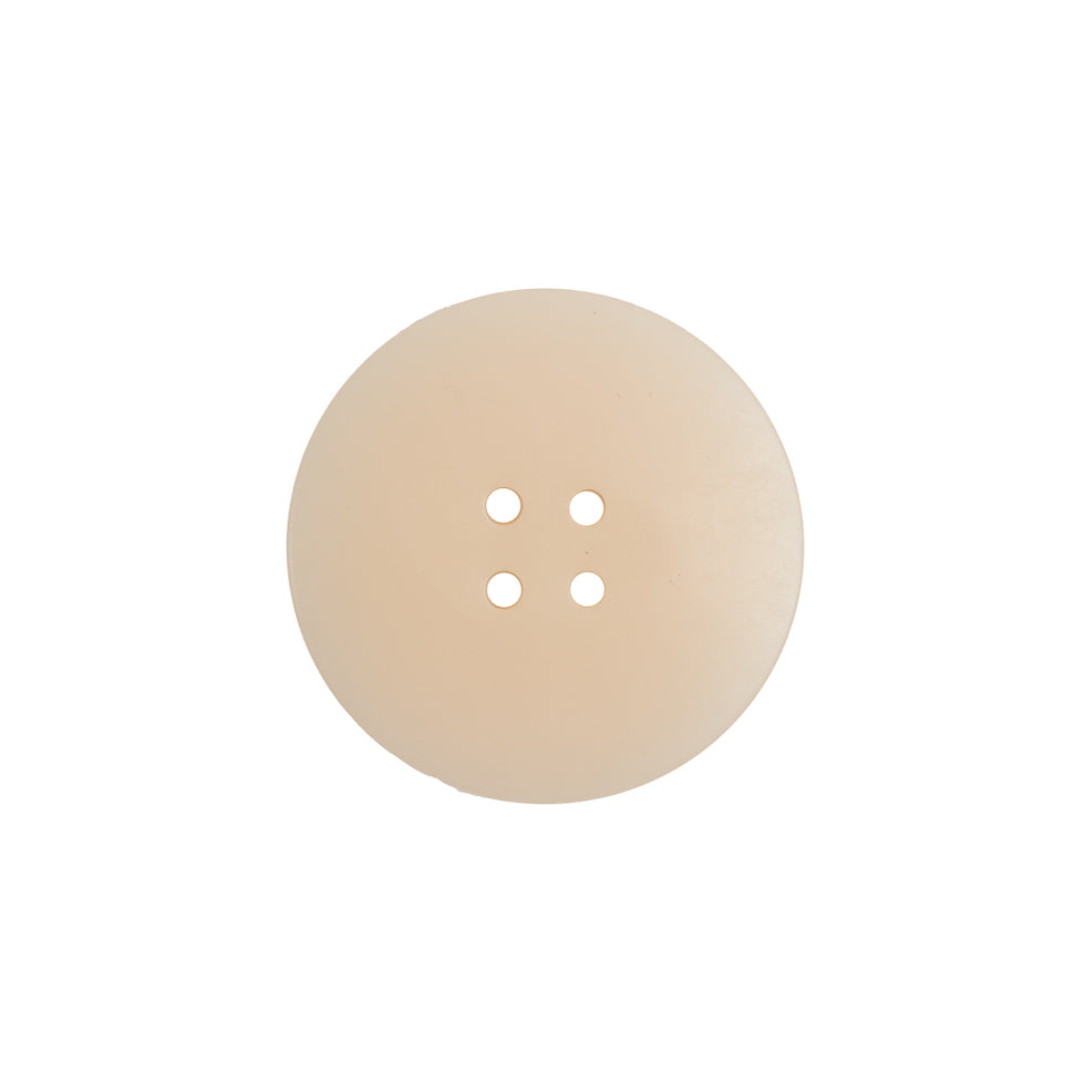 Plastic 4-Hole Button Made in Italy - 28L/18mm - Ivory Striations Dish Shaped - Joann Fabrics