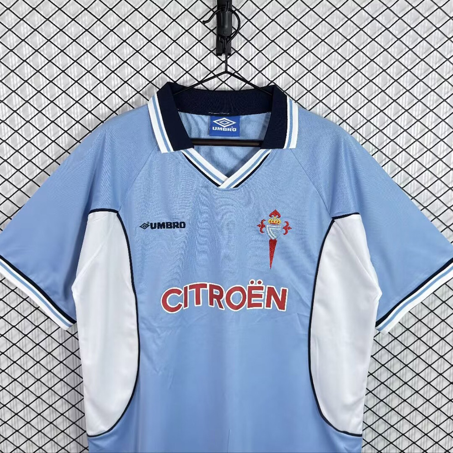 Retro Celta Vigo 1998-99 Home UEFA Cup Jersey - UnitedFutballJersey