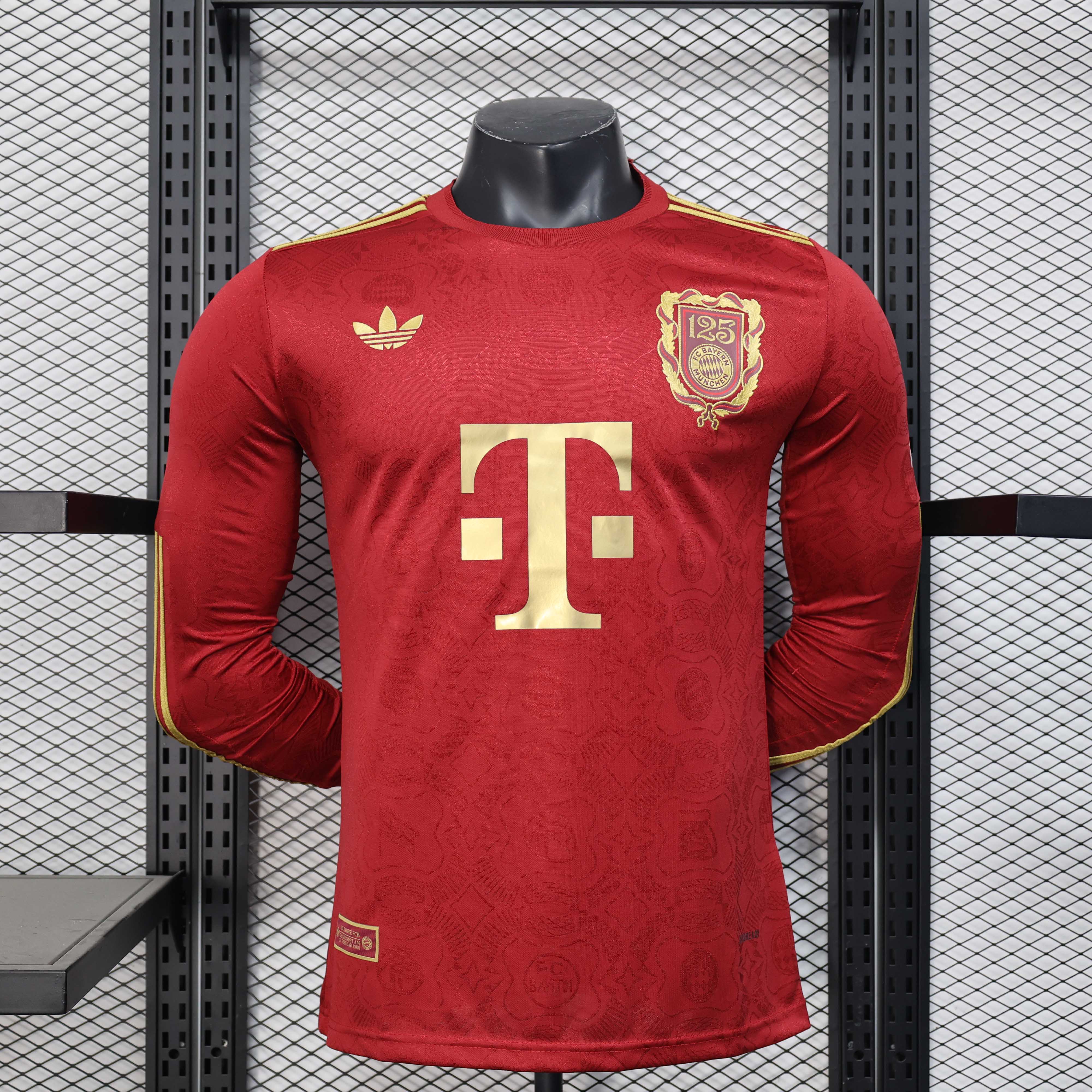 2025-2026 Long Sleeves Bayern Munich 125th Anniversary Edition Player Version Football Shirt 1:1 Thai Quality